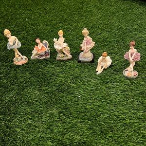 Lot of 6 Collectible Ballerina Figurines